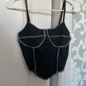 BLACK AND WHITE TANK